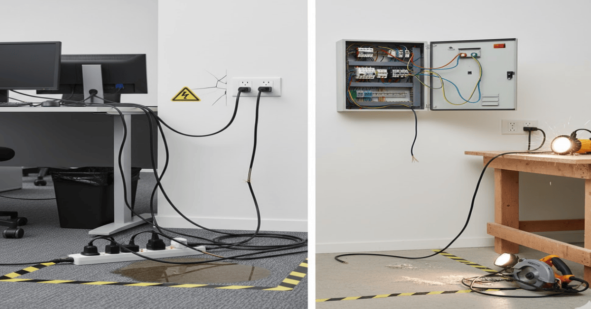 Workplace Electrical Risks – Common Hazards & Safety Guide